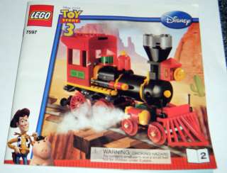 TOY STORY LEGO western train STEAM ENGINE ONLY 7597 NEW  