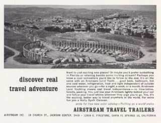 1966 Airstream Travel Trailers Discover Real Travel Adventure, Print 