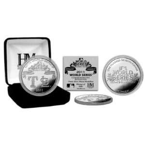   Texas Rangers St. Louis Cardinals Logo Silver Coin 