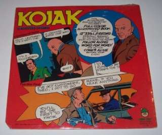 1977 TV Drama KOJAK LP RECORD & BOOK SET NOS Sealed  