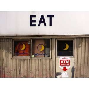 Eat Sign on Exterior of Moondance Diner, 6th Avenue at Broome Street 