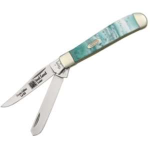 Case Knives 9207CL Mini Trapper Pocket Knife with Cloud Land Corelon 