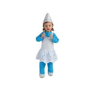  The Smurfs Smurfette Halloween Costume   Infant Size 6 12 