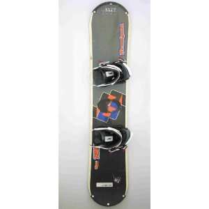 Used Rossignol Roc Jr Snowboard with New LTD Kids Sm Bindings 126cm C 