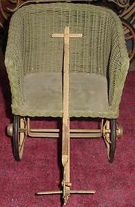 Victorian Wicker Doll Carriage in NICE condition REDUCED PRICE  