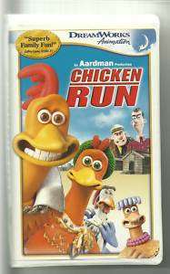 CHICKEN RUN   VHS Movie   Animated   Humor 667068575439  