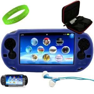   SIDE** + Blue Play Station Vita Compatible Noise Cancelling Headphones