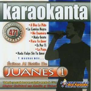   Karaokanta KAR 4471   Juanes 2 Spanish CDG Various 