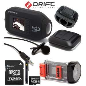   Drift Waterproof Case + Lens Cleaning Brush and Spray: Camera & Photo