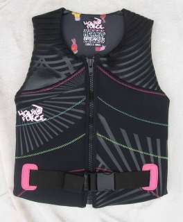 Heartbreaker COMP Liquid Force Black Flotation Life Vest Womens XS