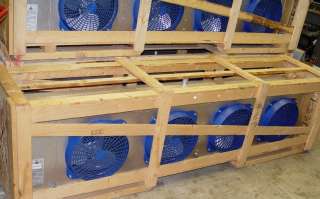 NEW Hussmann Krack Refrigeration Unit Cooler Walk In Med Temp 4 Fan 
