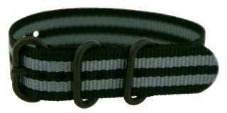   PVD ZULU 3 RING MILITARY WATCH BAND Strap fits TIMEX WEEKENDER  