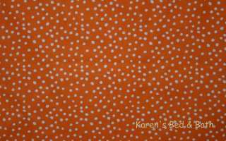 Orange Tangerine White Polka Dots Curtain Valance NEW  