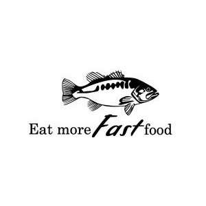  Eat more fast food   wall decal   selected color Lavender 