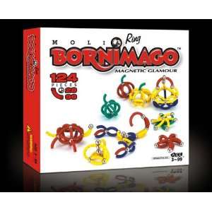    124 Round Pieces Magnet Building Set (Bornimago) Toys & Games
