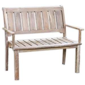  Uttermost 38 Selva, Bench Two Seater Bench Made Of Solid 
