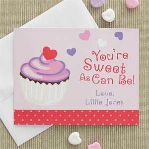  Personalized Valentines Day Cards for Kids   Cupcake 