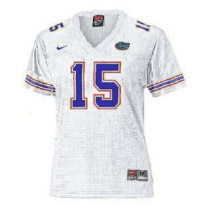  Nike Women?s Florida Gators #15 White Football Jersey 